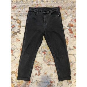 black American Eagle Mom Jeans || 8